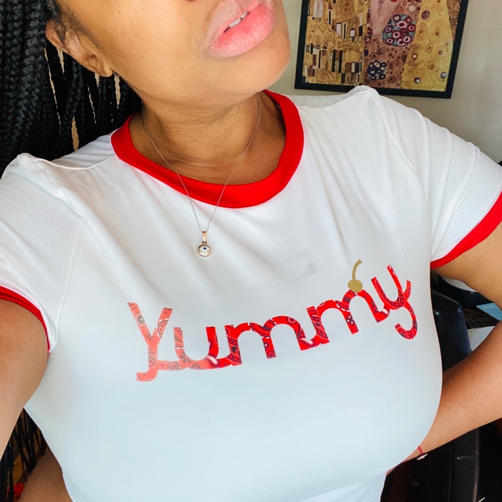 Custom Cropped Tops- Yummy 😋 🍒